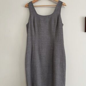 VINTAGE Gianni Grey Sheath Dress_Size 10